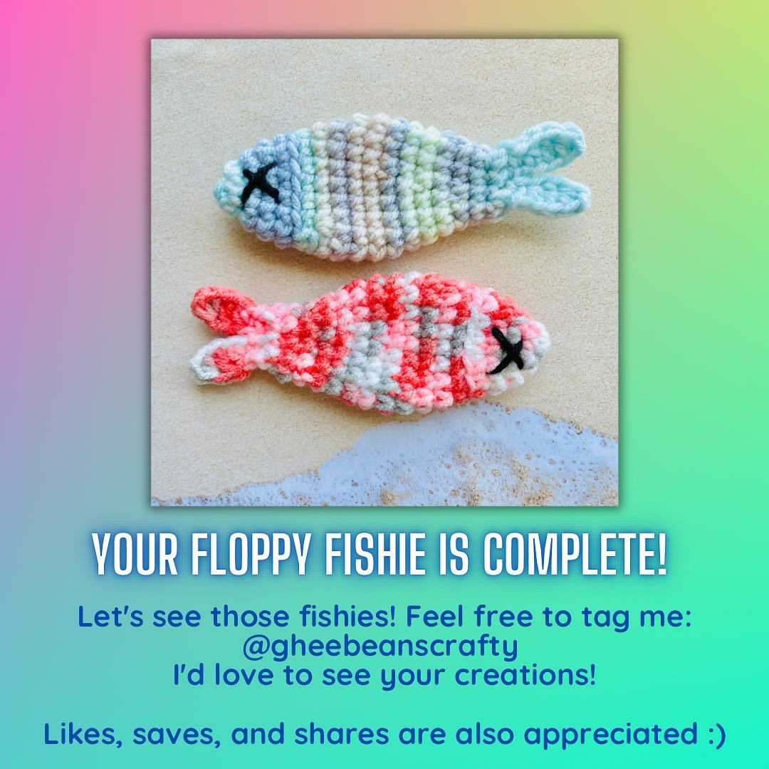 floppy fishie free crochet pattern