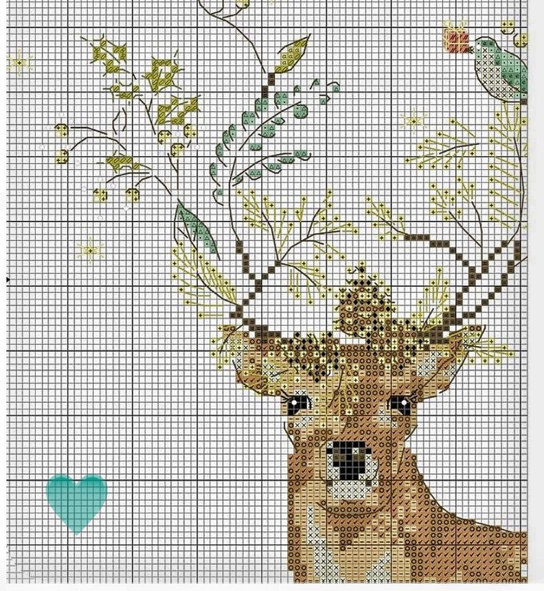 free crochet deer pattern.