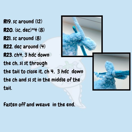 free crochet pattern baby narwhal