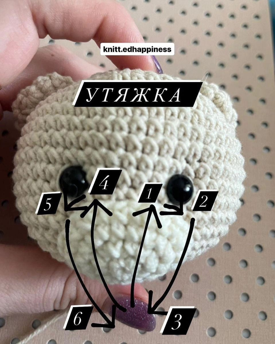 free crochet pattern bear dice