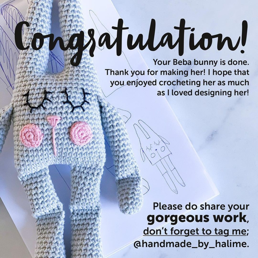 free crochet pattern beba bunny