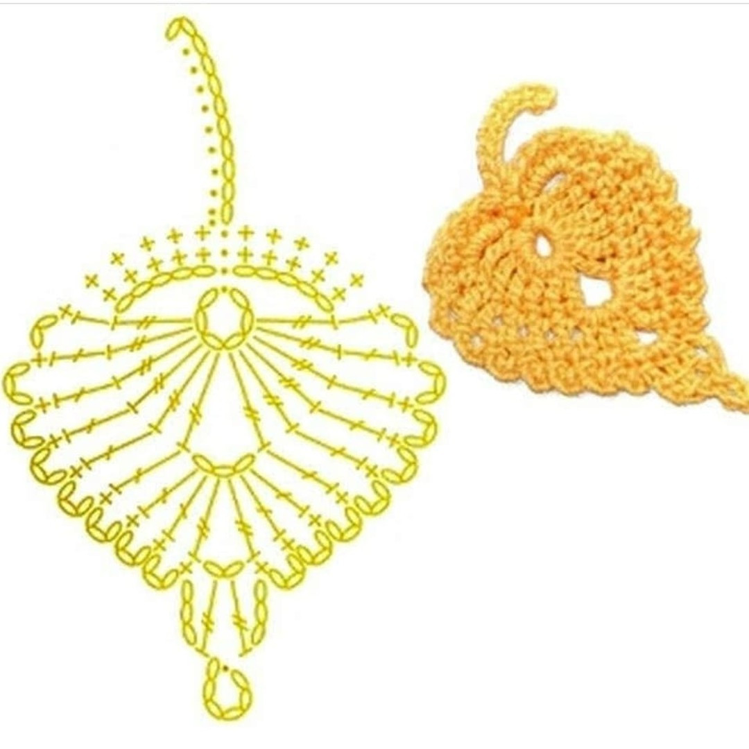 free crochet pattern bookmark heart shape