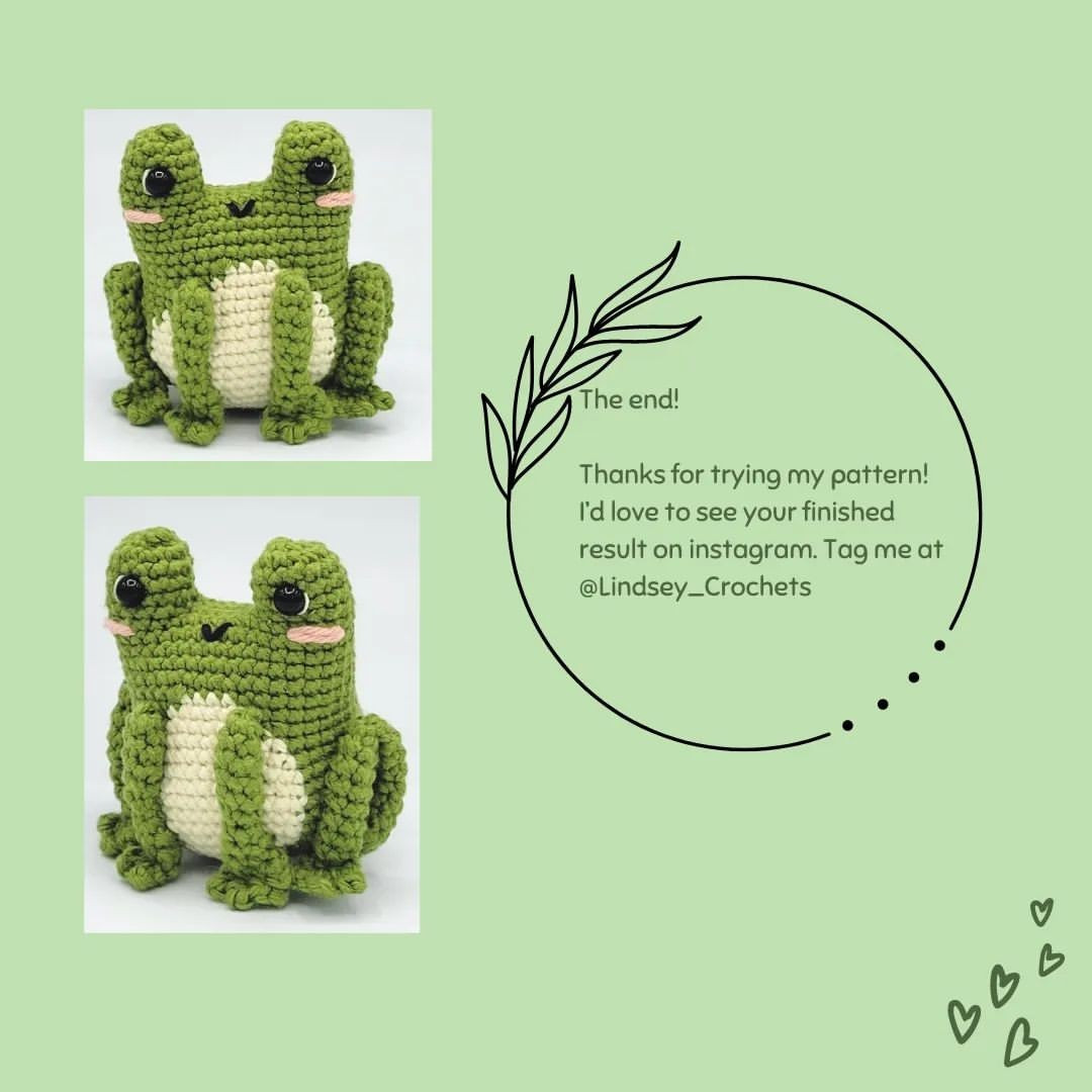 free crochet pattern brain frog