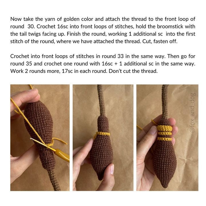 free crochet pattern broomstick