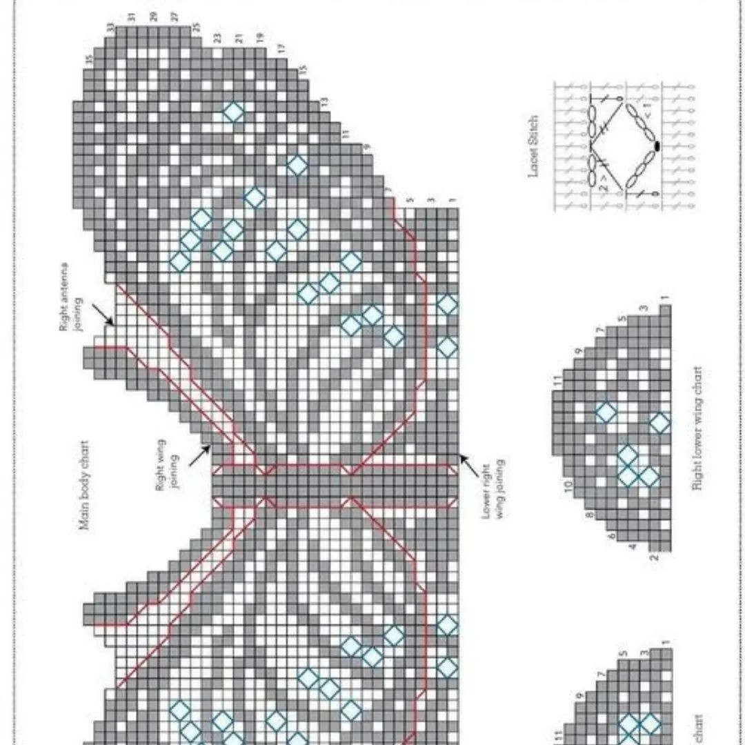 free crochet pattern butterfly gown