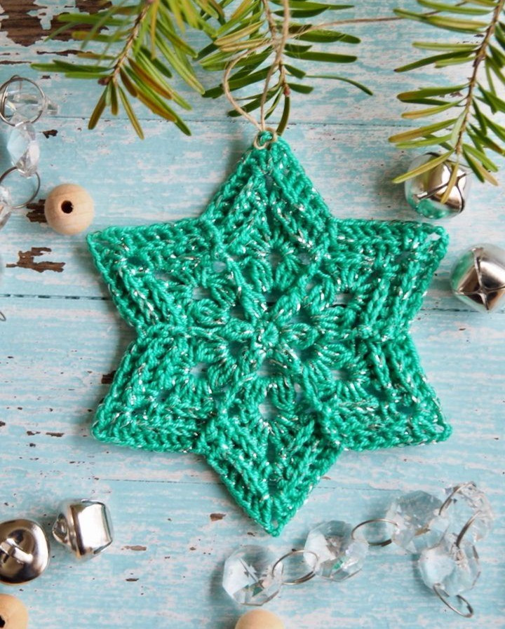 free crochet pattern chart star shape