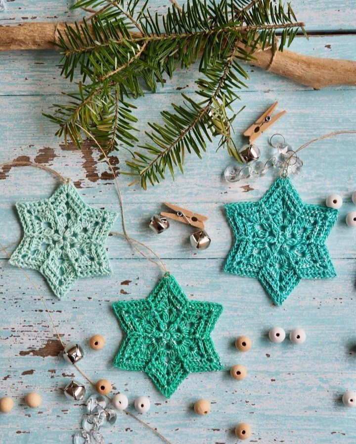 free crochet pattern chart star shape