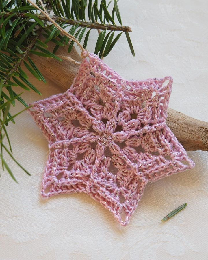 free crochet pattern chart star shape