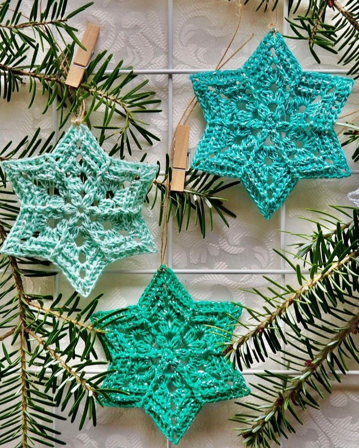 free crochet pattern chart star shape