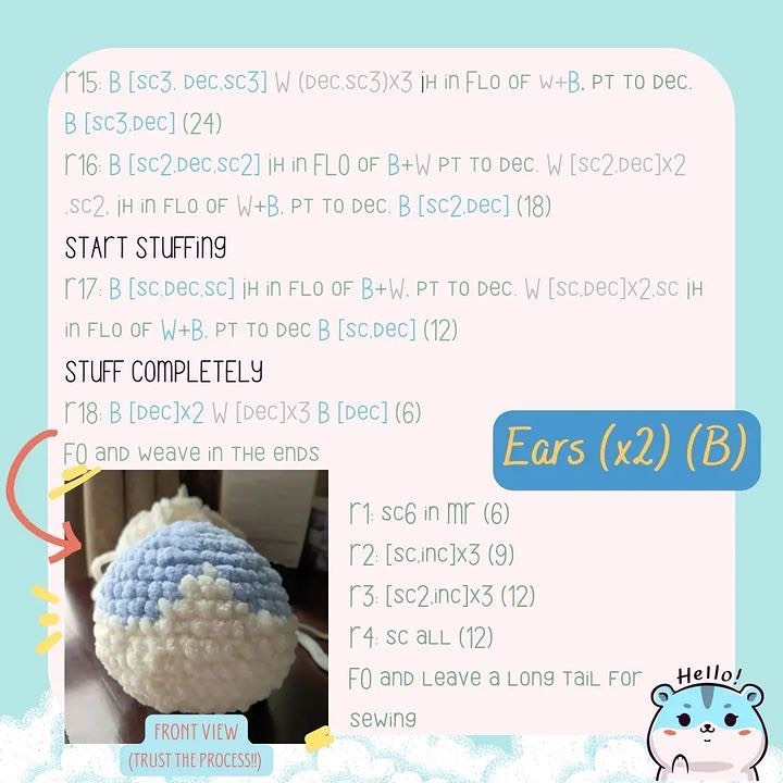 free crochet pattern chip the cheeky hamster