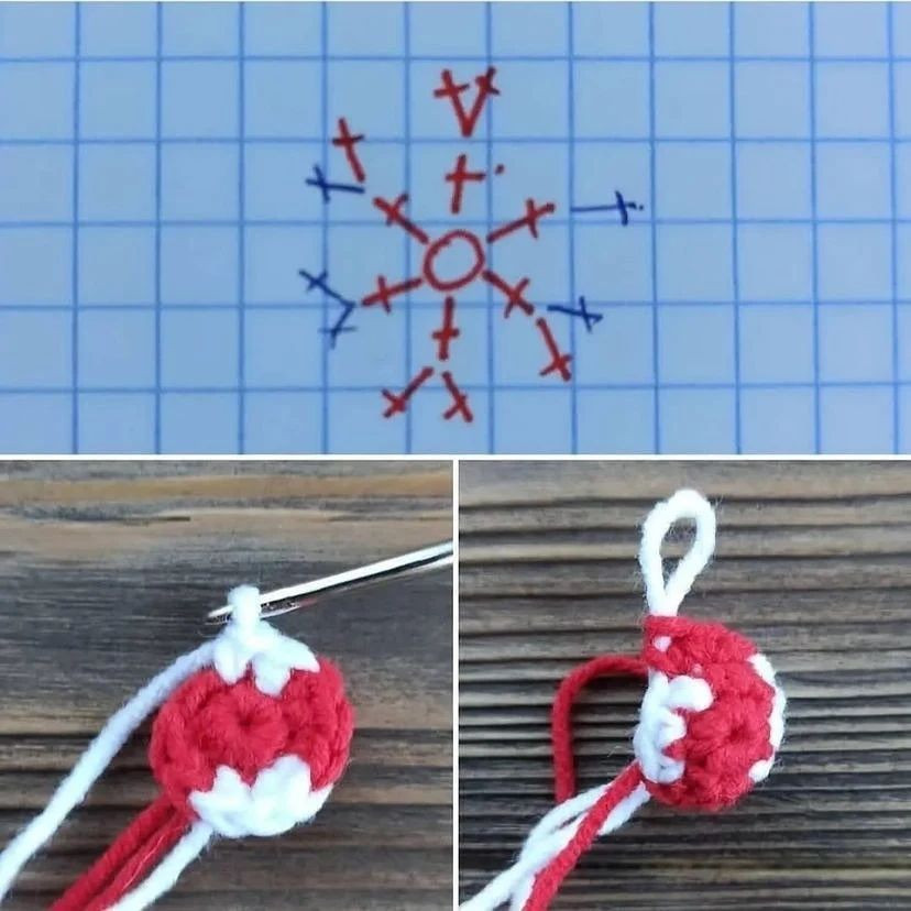 free crochet pattern christmas lollipop