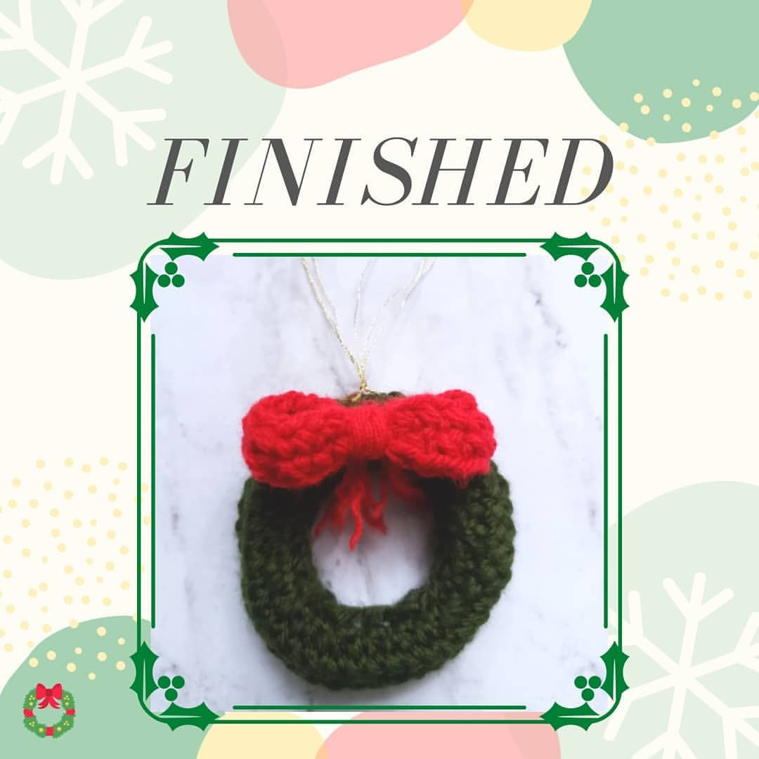 free crochet pattern christmas ring