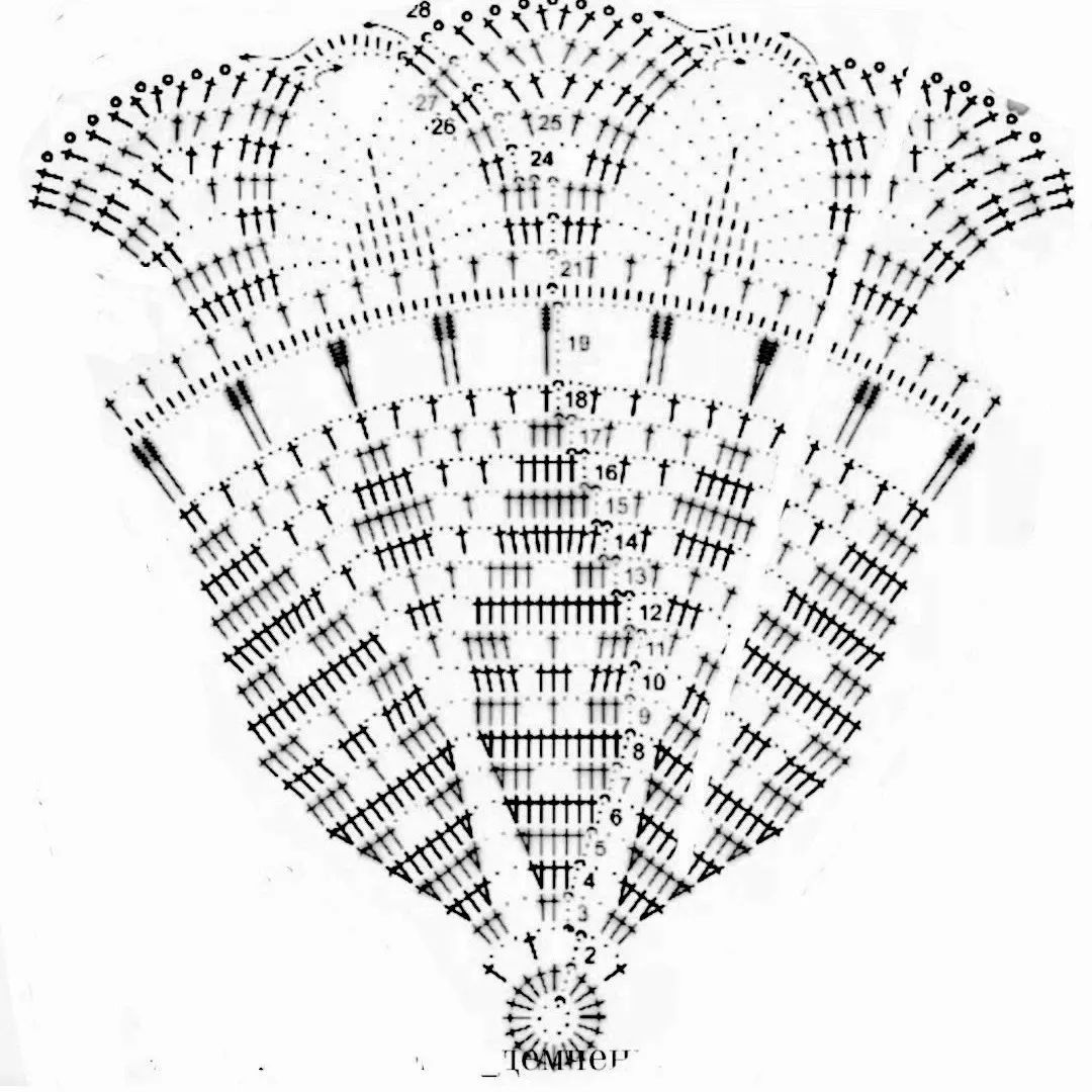 free crochet pattern circle with a circle in the center, in which there