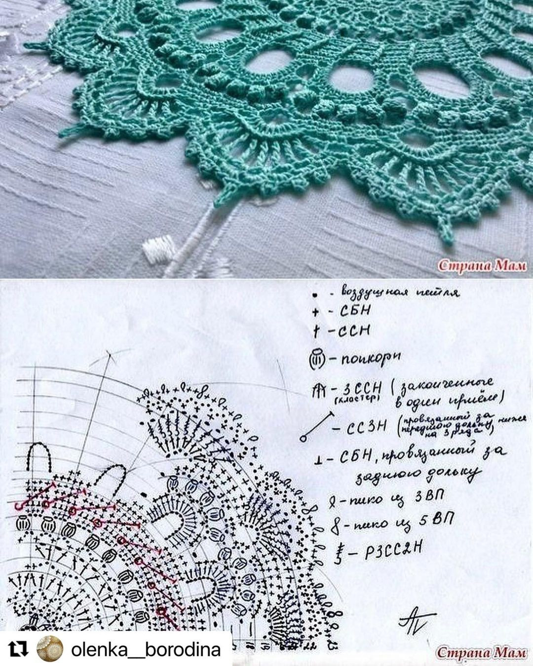 free crochet pattern circle with leaves going from the center