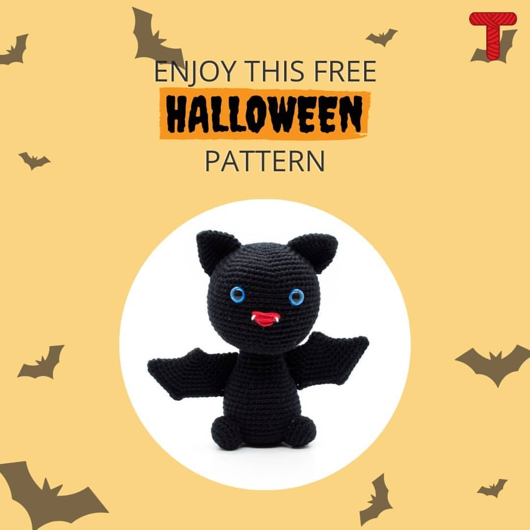 free crochet pattern cute bat