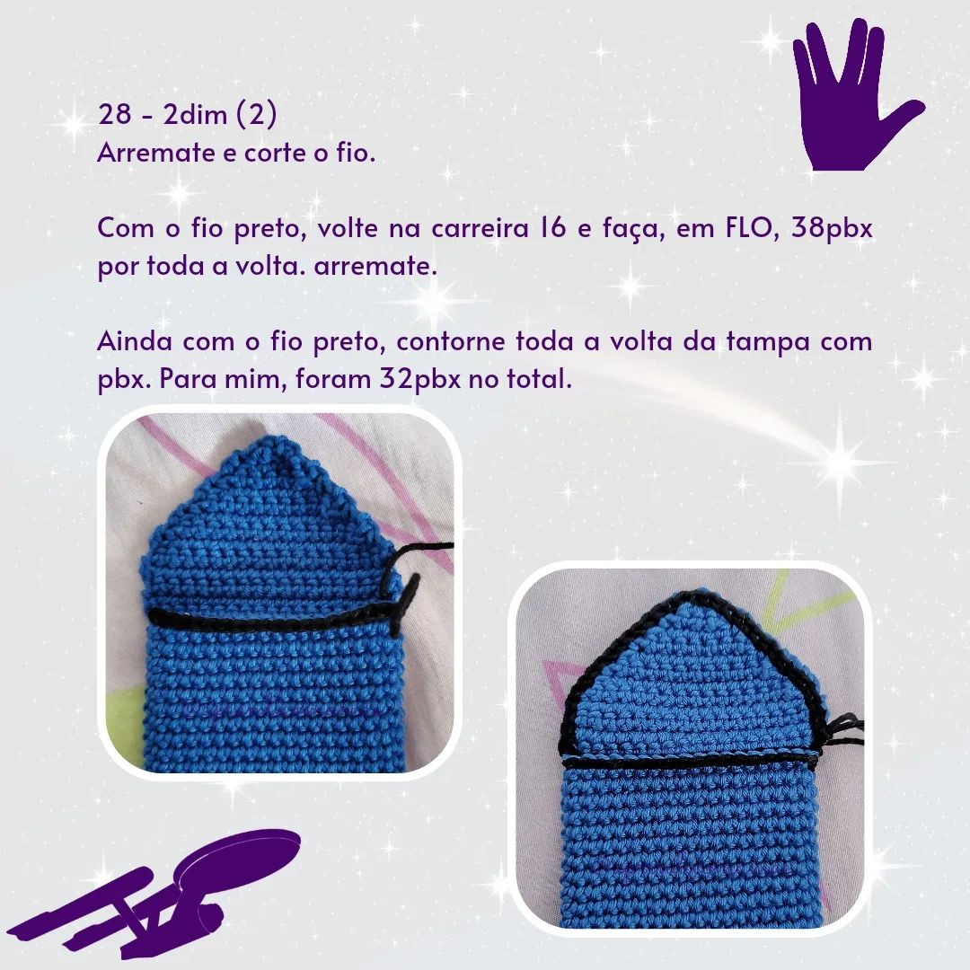 free crochet pattern earphone bag.