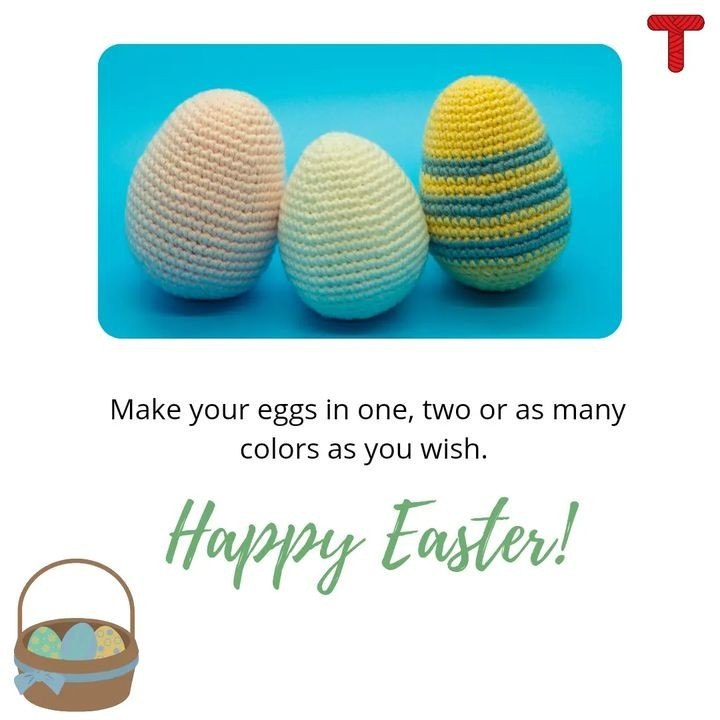 free crochet pattern easter eggs