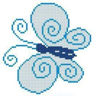 free crochet pattern eight butterflies.