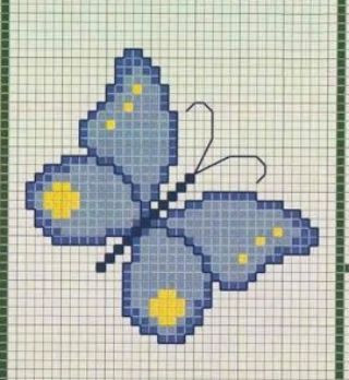 free crochet pattern eight butterflies.