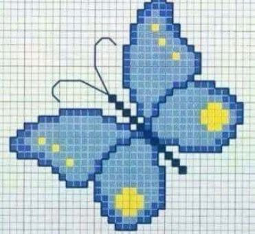 free crochet pattern eight butterflies.