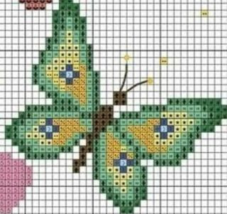 free crochet pattern eight butterflies.