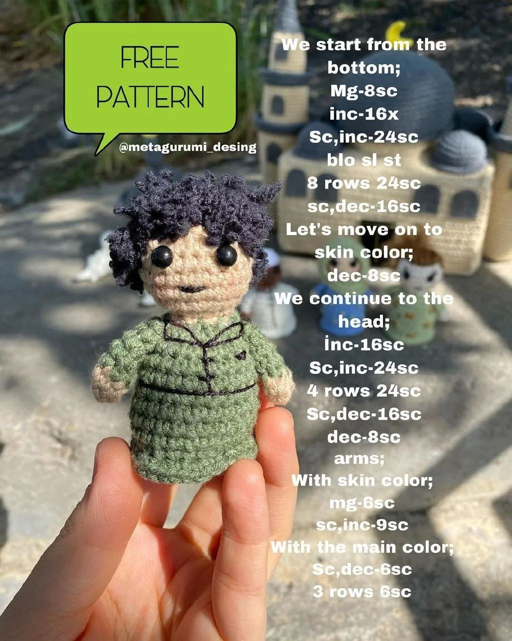 free crochet pattern finger kids