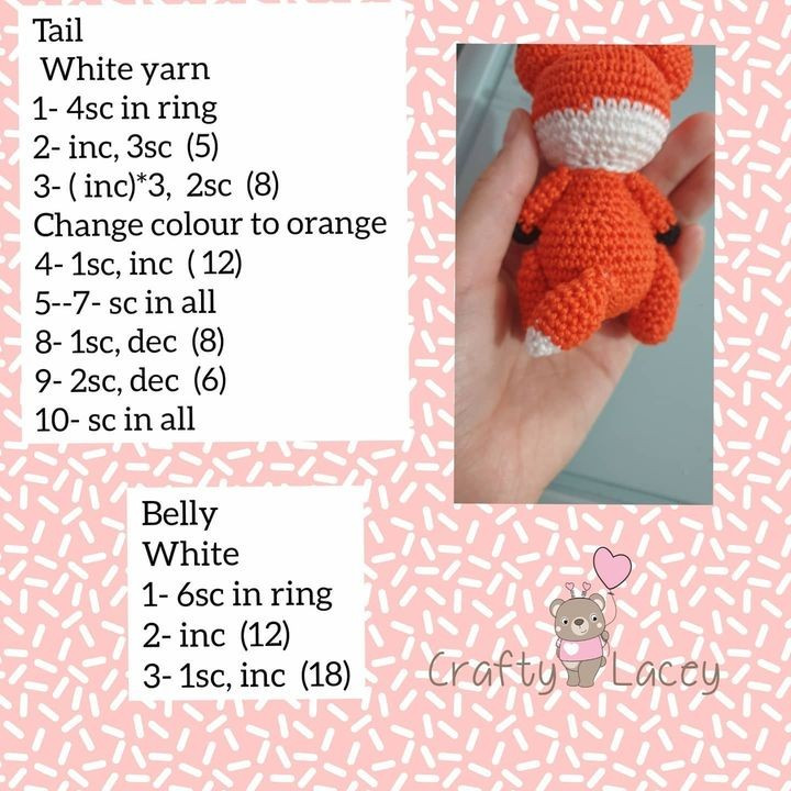 free crochet pattern fox