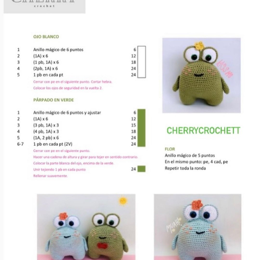 free crochet pattern frog with bulging eyes wearing a crown