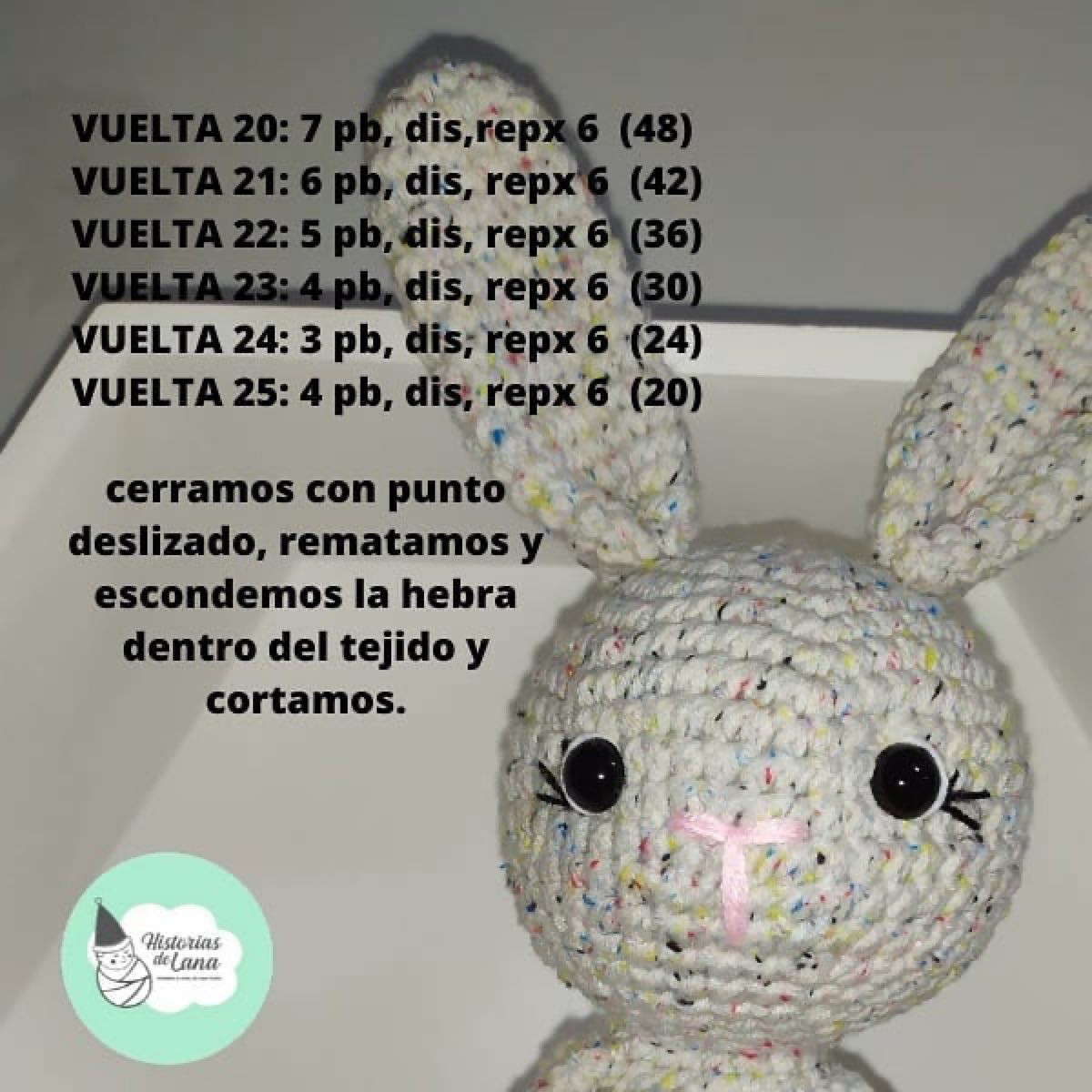 free crochet pattern gray rabbit