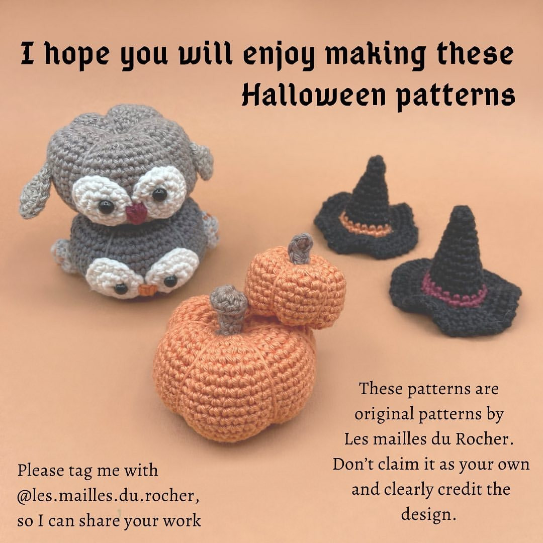 free crochet pattern halloween owl