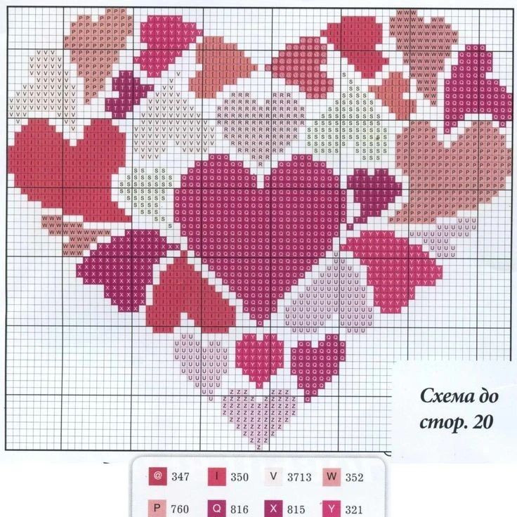 free crochet pattern heart, star, butterfly