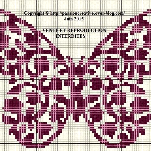 free crochet pattern heart, star, butterfly