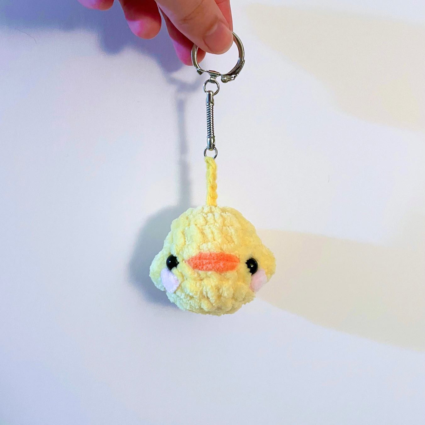 free crochet pattern keychain babie duckie