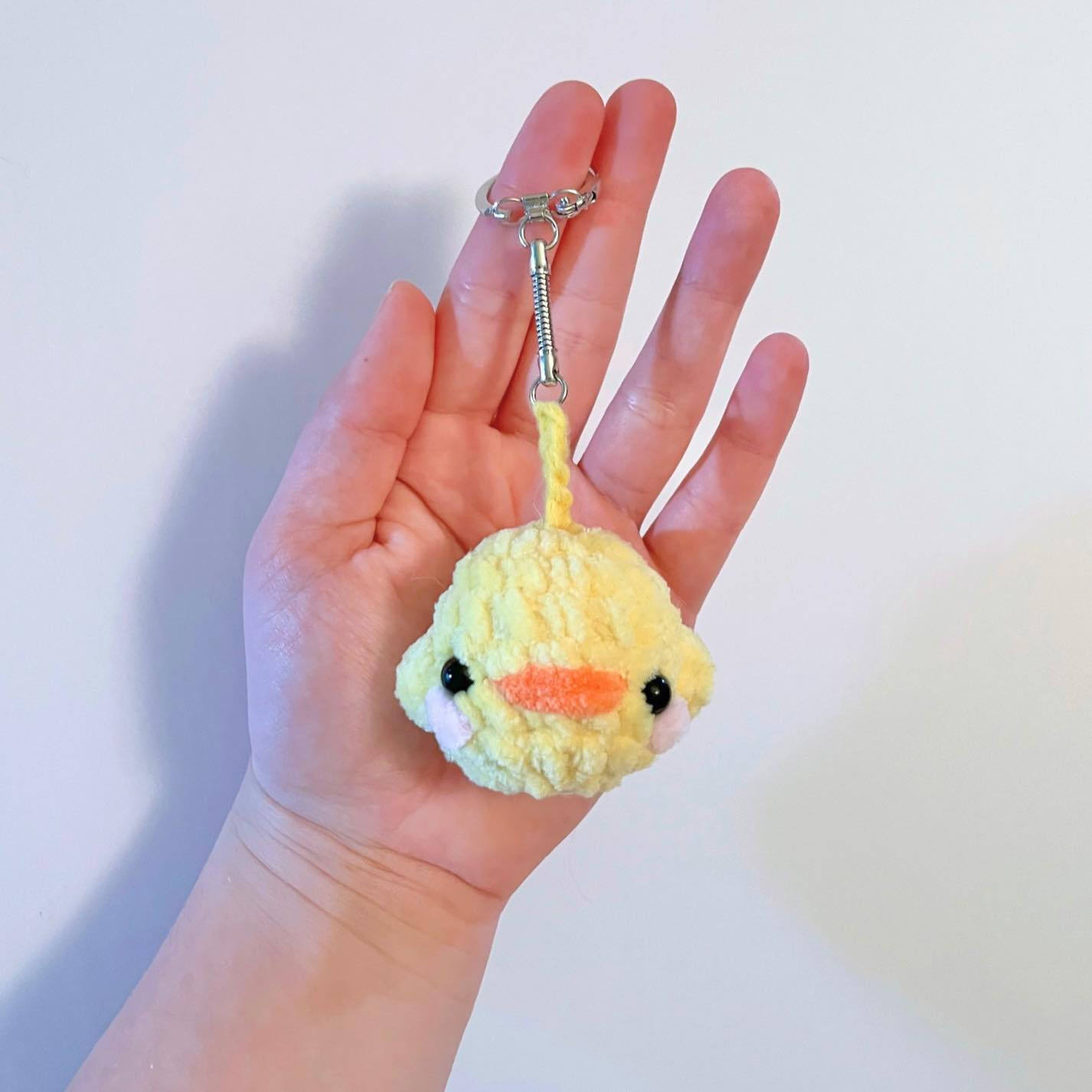 free crochet pattern keychain babie duckie