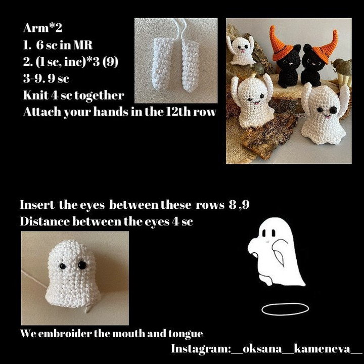 free crochet pattern little ghost