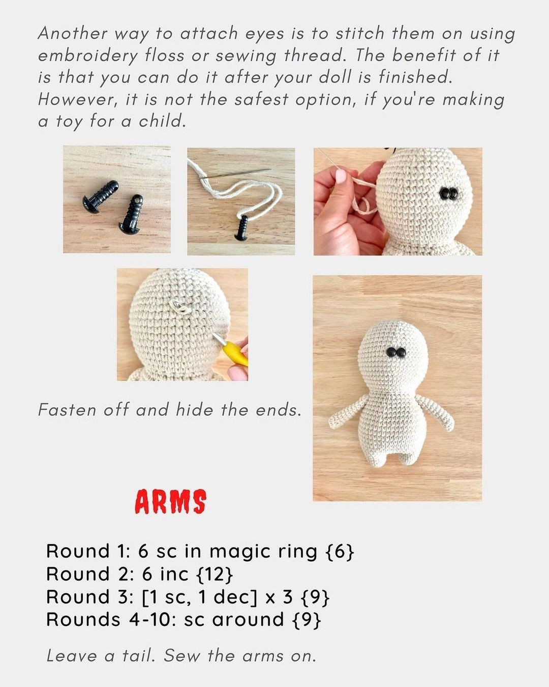 free crochet pattern little mummy