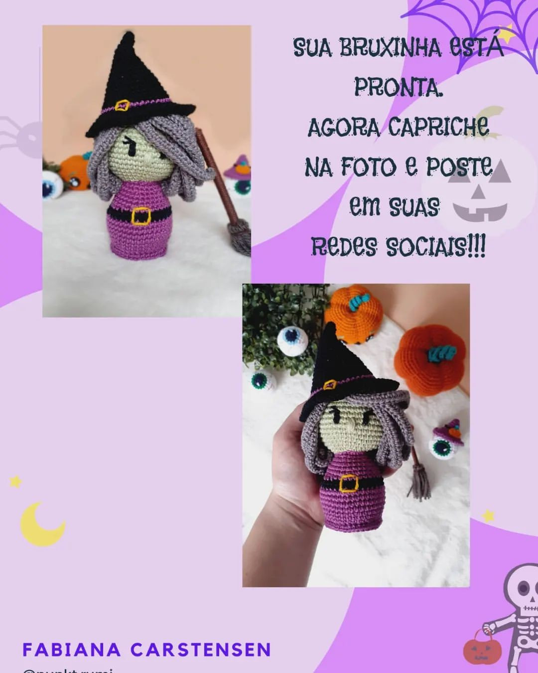 free crochet pattern little witch