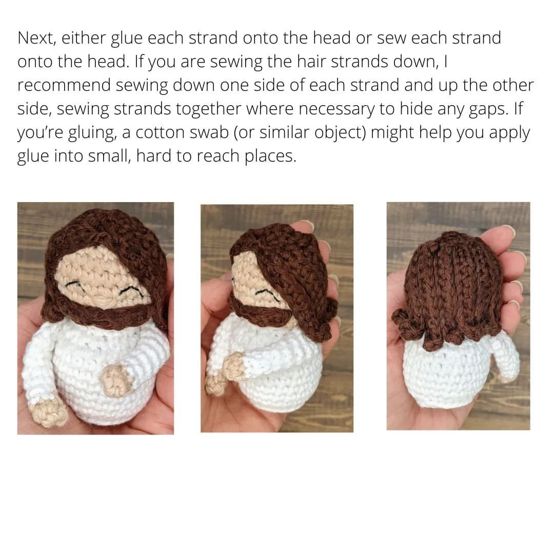 free crochet pattern most sacred heart of Jesus