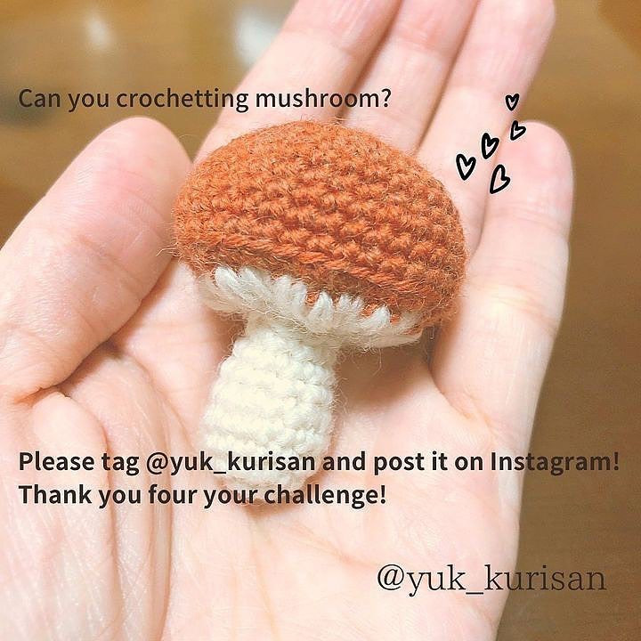 free crochet pattern mushroom hat yellow.