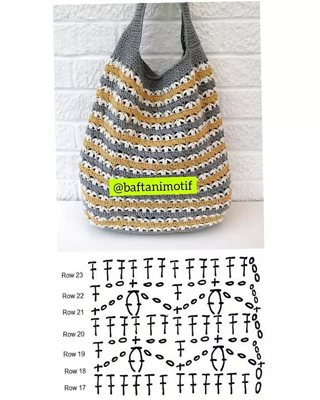 free crochet pattern orange handbag