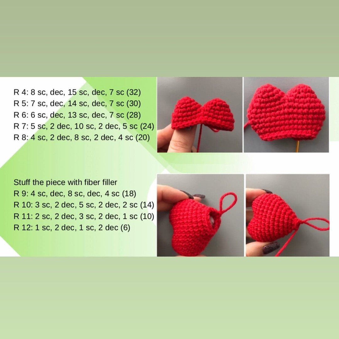 free crochet pattern padlock and heart key
