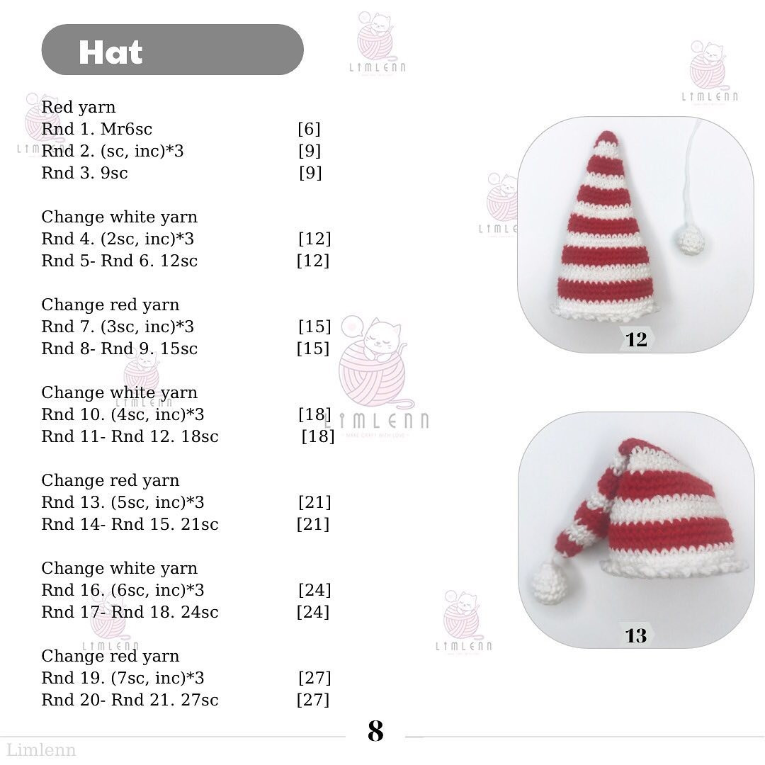 free crochet pattern penguin wearing hat and scarf.