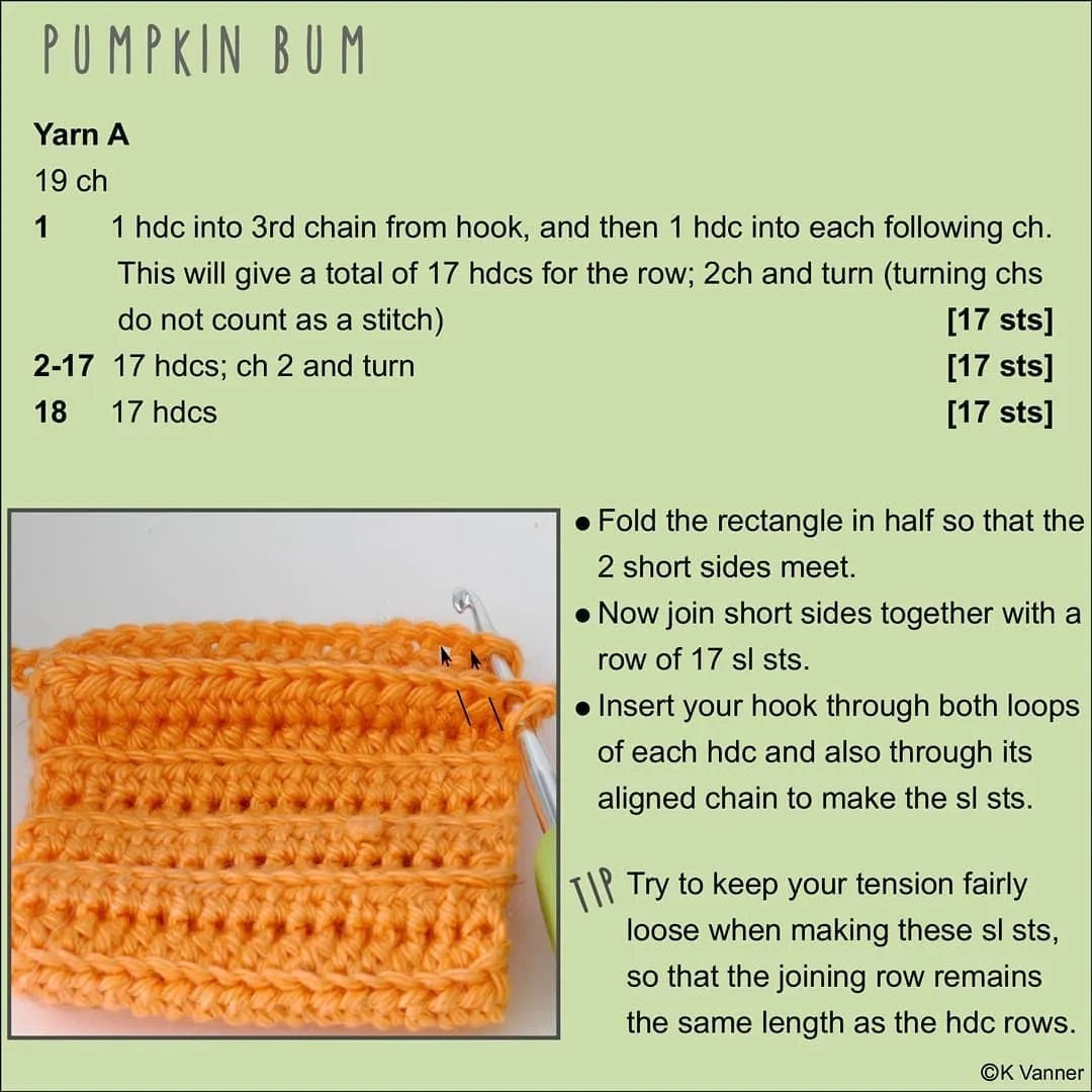 free crochet pattern pumpkin spider