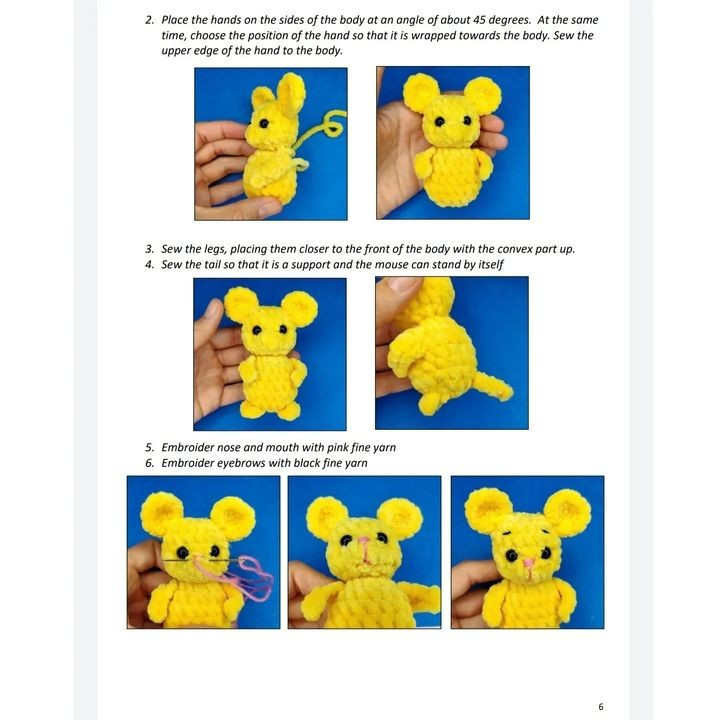 free crochet pattern purple bear, yellow bear, blue bear