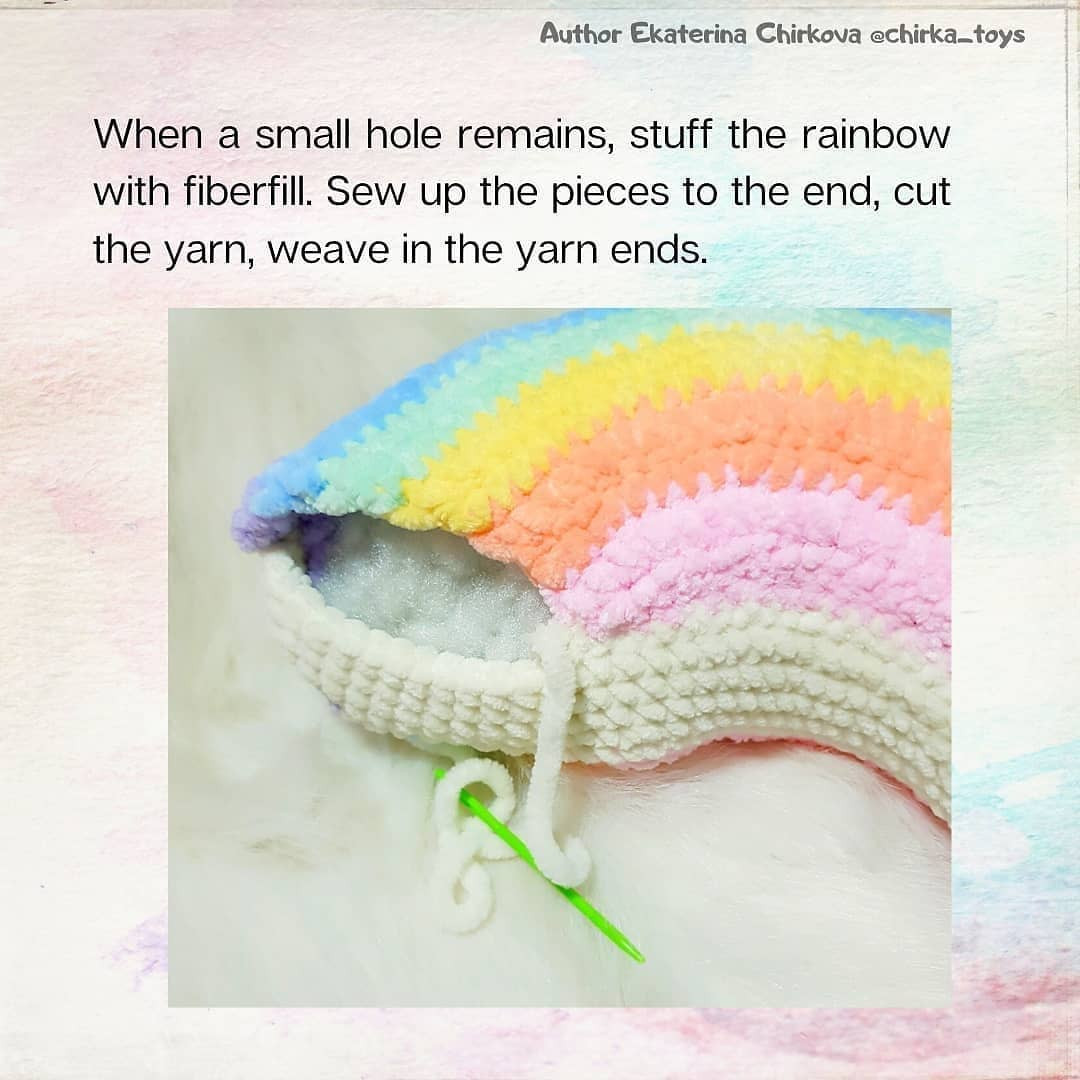 free crochet pattern rainbow