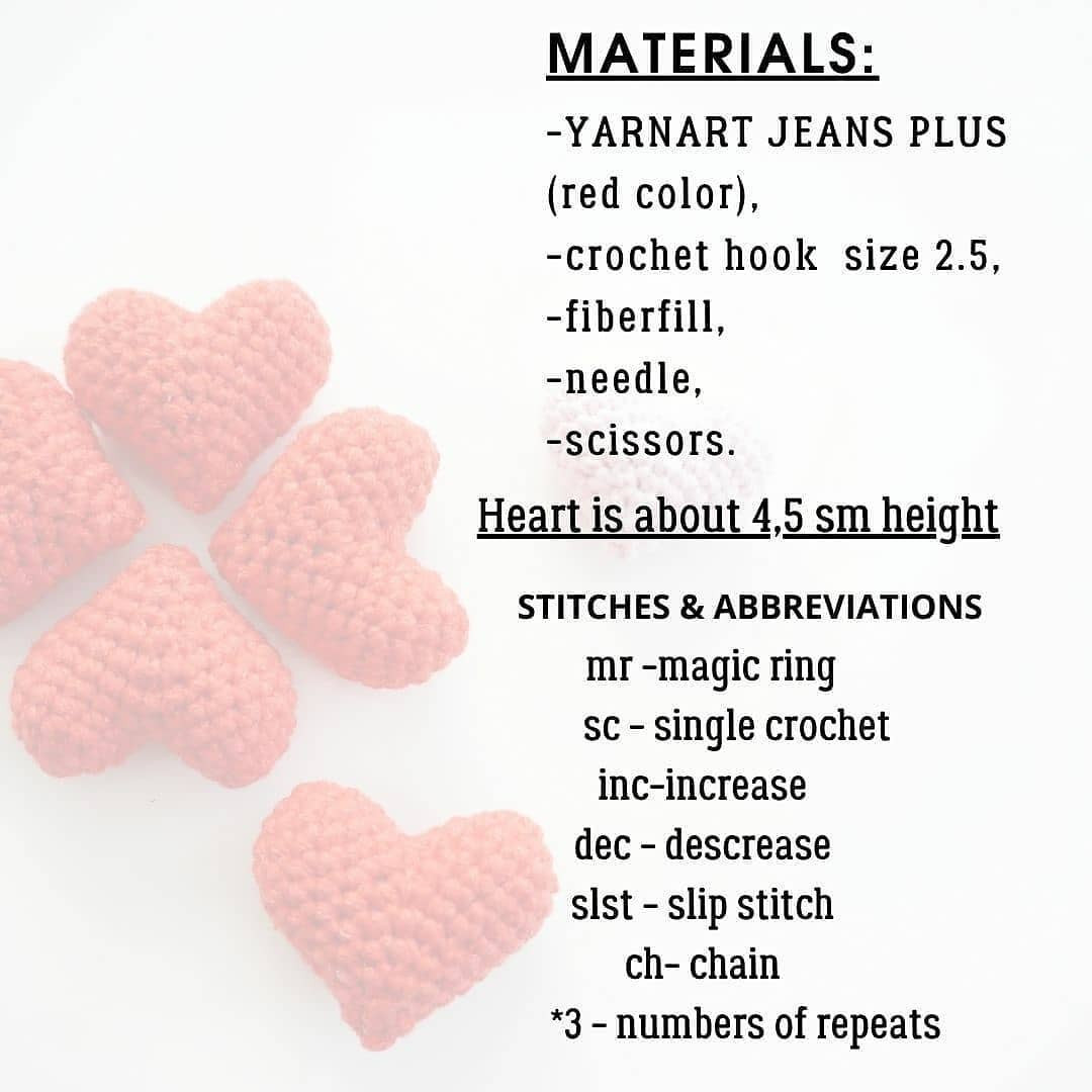 free crochet pattern red heart