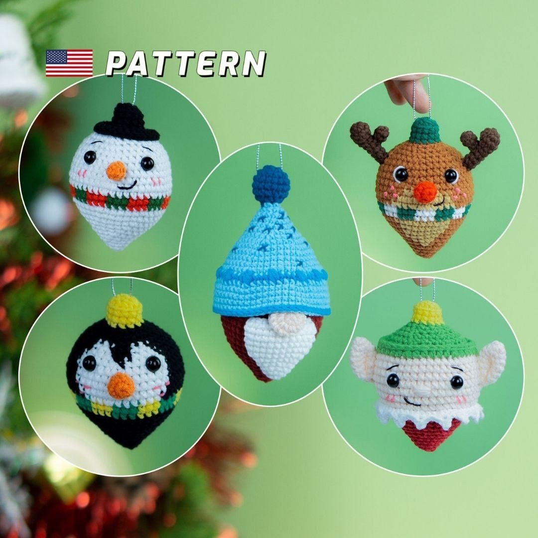 free crochet pattern reindeer crnament