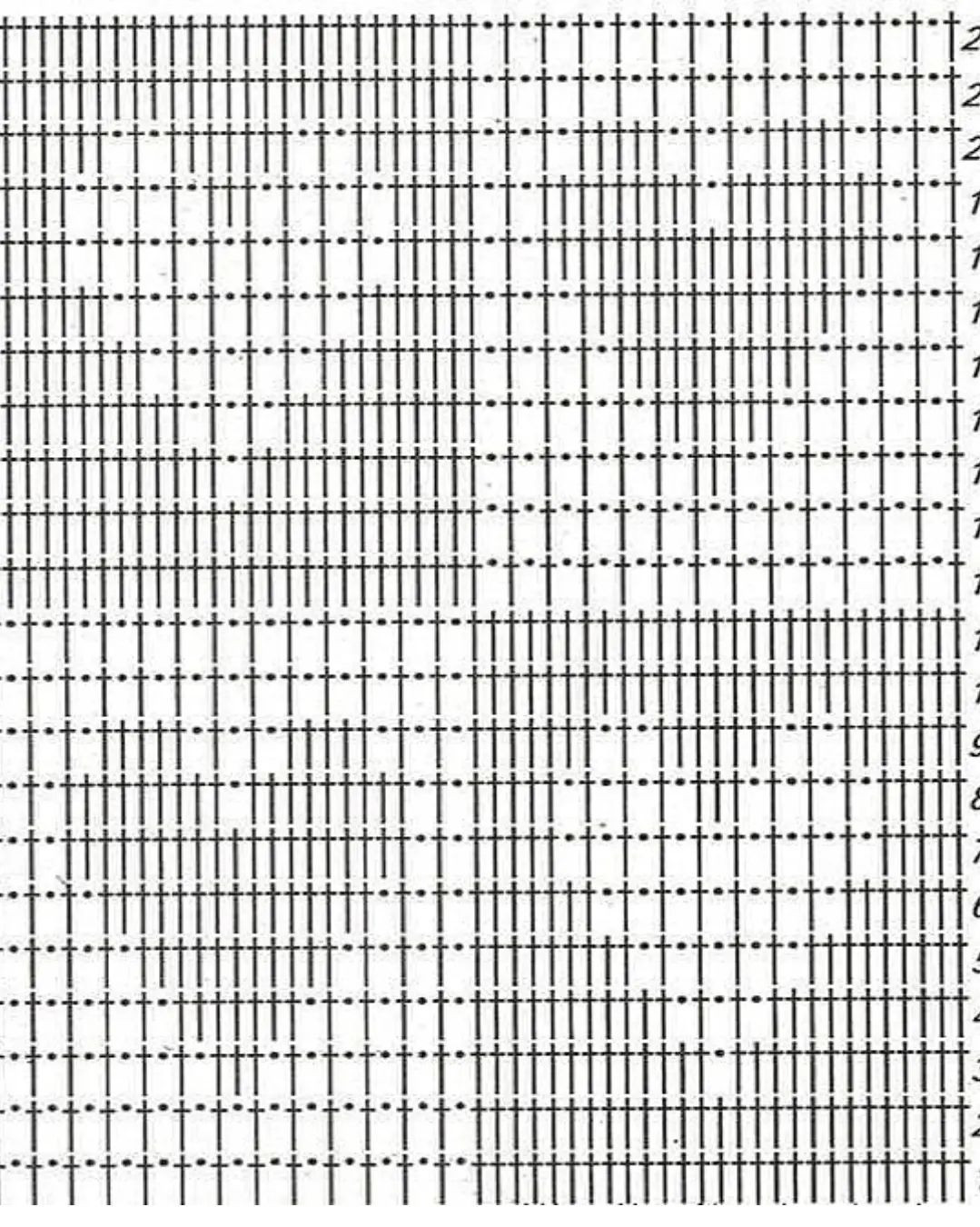 free crochet pattern square with heart in the middle.