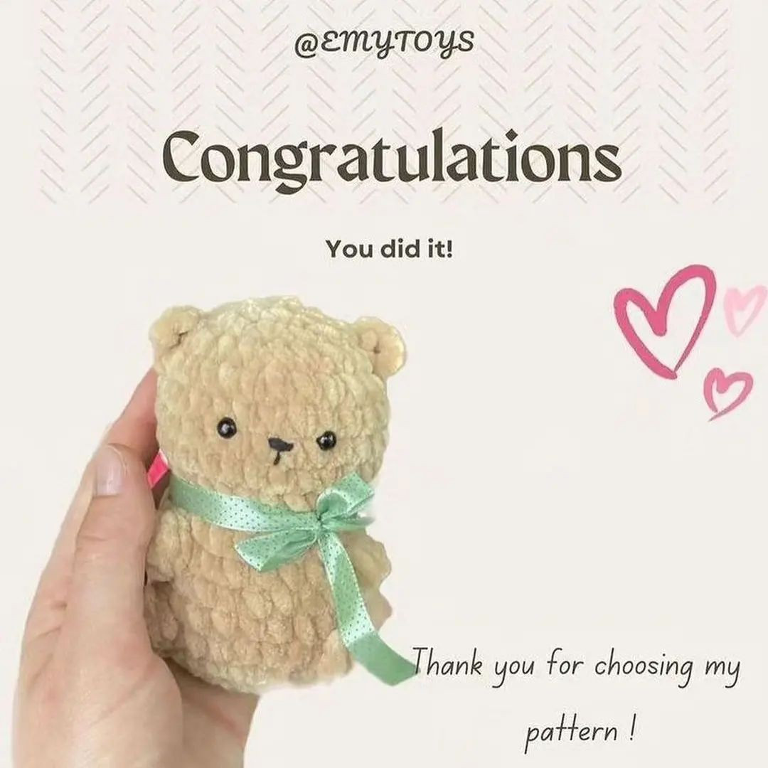 free crochet pattern squishy bears