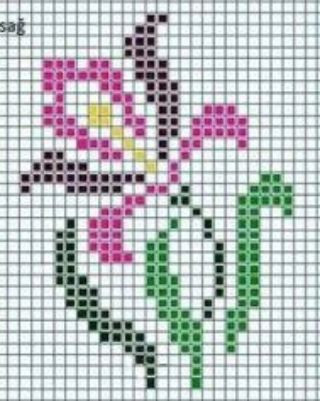 free crochet pattern to decorate the flowers.